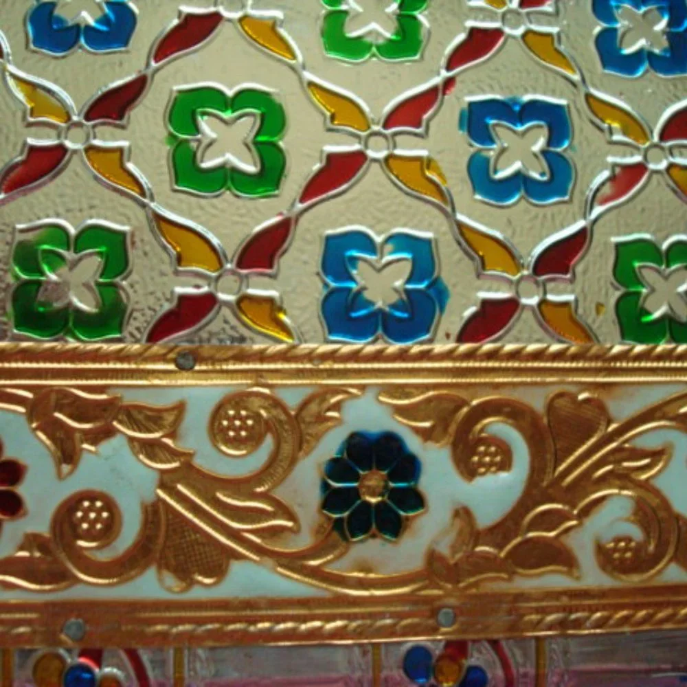 NEW HANDCRAFTED GOLD/SILVER WOOD JEWELRY BOX